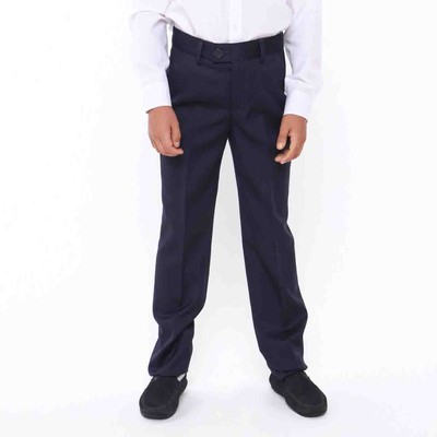 Школьные брюки для мальчика, цвет тёмно-синий, рост 170-176 см