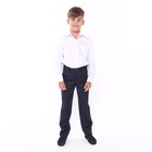 Школьные брюки для мальчика, цвет тёмно-синий, рост 170-176 см - Фото 2