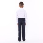 Школьные брюки для мальчика, цвет тёмно-синий, рост 170-176 см - Фото 4