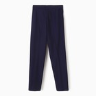 Школьные брюки для мальчика, цвет тёмно-синий, рост 170-176 см - фото 24399217