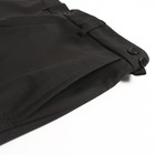 Школьные брюки для мальчика, цвет чёрный, рост 140-146 см - Фото 4