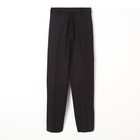 Школьные брюки для мальчика, цвет чёрный, рост 158-164 см - фото 319606149