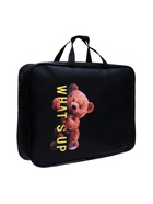 Папка для труда, А4, текстильная, 35×27×7 см «Медведь» - Фото 3