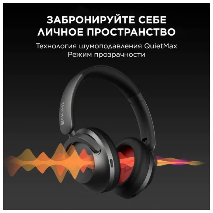 Наушники 1MORE SonoFlow HC905,полноразмерные,беспроводные,шумоподавление,Multipoint, 720 мAч - фото 51312222 Наушники 1MORE SonoFlow HC905,полноразмерные,беспроводные,шумоподавление,Multipoint, 720 мAч - фото 51312222