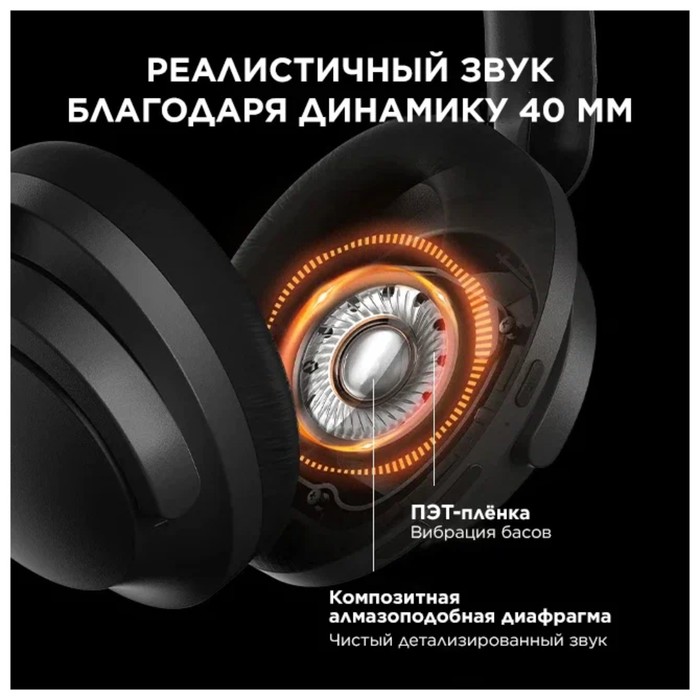 Наушники 1MORE SonoFlow HC905,полноразмерные,беспроводные,шумоподавление,Multipoint, 720 мAч - фото 51312223 Наушники 1MORE SonoFlow HC905,полноразмерные,беспроводные,шумоподавление,Multipoint, 720 мAч - фото 51312223