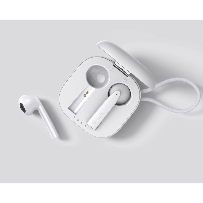 Наушники 1MORE Omthing AirFree Pods EO005, вкладыши, шумоподавление, 400 мАч, белые - фото 51312317