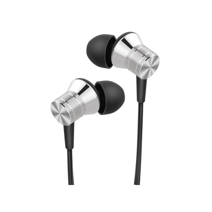 Наушники 1MORE Piston Fit In-Ear Headphones E1009, вакуумные, проводные, 1.25 м, серебристые - фото 51312336