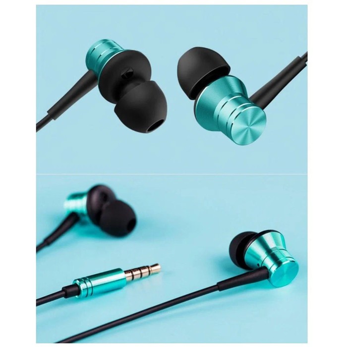 Наушники 1MORE Piston Fit In-Ear Headphones E1009, вакуумные, проводные, 1.25 м, синие - фото 51312346