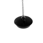 Пробка для ванны с игрушкой "Крокодил", d = 40 мм, ПВХ, металл, желтый - фото 25397304