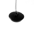 Пробка для ванны с игрушкой "Осьминог", d = 40 мм, ПВХ, металл, сиреневый - фото 22763568