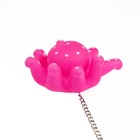 Пробка для ванны с игрушкой "Осьминог", d = 40 мм, ПВХ, металл, сиреневый - фото 22763571