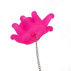 Пробка для ванны с игрушкой "Осьминог", d = 40 мм, ПВХ, металл, сиреневый - фото 22763572