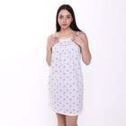Ночная сорочка женская, цвет белый, размер 50 - фото 10646945