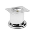 Опора мебельная OM001CR ТУНДРА, 50×60 мм, цвет хром - Фото 1