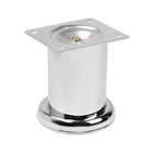 Опора мебельная OM001CR ТУНДРА, 50×80 мм, цвет хром - Фото 1