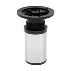 Опора регулируемая OR=001NI ТУНДРА, d=50 мм, H=100 мм, сатиновый никель - Фото 2