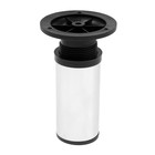 Опора регулируемая OR=001CR ТУНДРА, d=50 мм, H=120 мм, цвет хром - фото 22360485