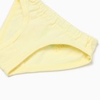 Комплект (майка,трусы) для девочки, цвет жёлтый, рост 128 см - фото 25302005