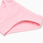 Комплект (майка,трусы) для девочки, цвет розовый, рост 128 см - Фото 3