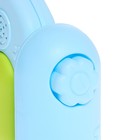 Музыкальный развивающий коврик с пианино, русская озвучка, свет, цвет голубой - Фото 11