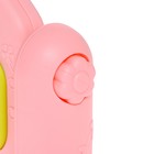 Музыкальный развивающий коврик с пианино, русская озвучка, свет, цвет розовый - Фото 11