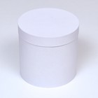 Шляпная коробка белая, 23 х 23 см - Фото 2