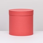 Шляпная коробка красная , 23 х 23 см - фото 5419918