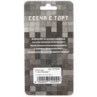 Свеча в торт "С Днем Рождения!", Майнкрафт.  4,5х8,4 см 9714009