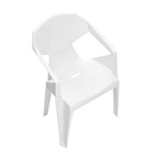 Кресло для сада "Epica" 41,5 х 56,5 х 81 см, белое - Фото 2