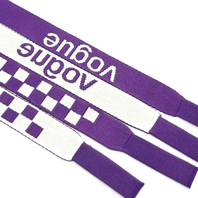 Шнур плоский, размер 130 см, цвет фиолетовый