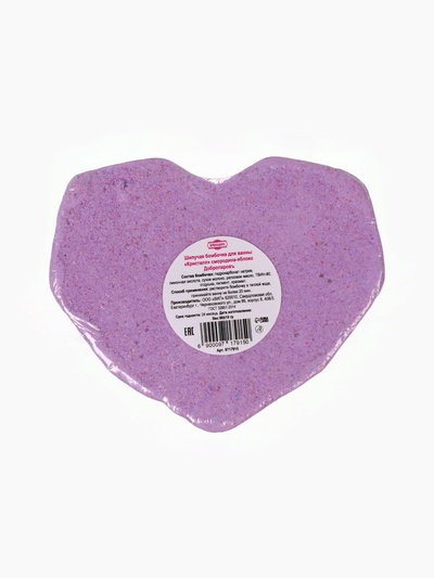 Бомбочка для ванны "Кристалл" смородина - яблоко, 60 г