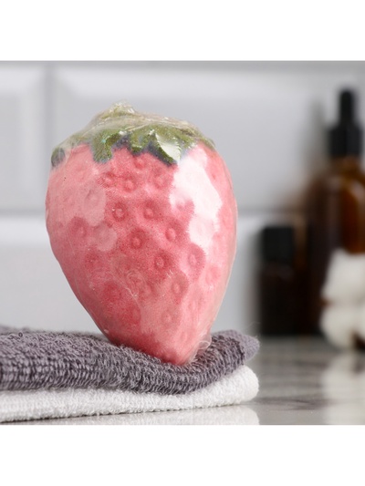 Бомбочка для ванны "Клубника-Лайм", 80 г