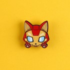 Значок деревянный «Железный кот», 3 х 3 см - Фото 2