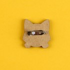 Значок деревянный «Железный кот», 3 х 3 см - фото 8097973