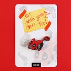 Значок деревянный «Mr. Pool», 3,4 х 3,7 см - Фото 6