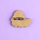 Значок деревянный «Wednesday», 3,5 х 3,6 см - Фото 3