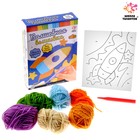 Набор для творчества: лунная фреска и волшебная вышивка «Космос» - Фото 2