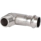 Угольник-переходник ROMMER RSS-0010-002212, ВПр-НР, d=22 мм x 1/2", пресс, нерж. сталь - Фото 3