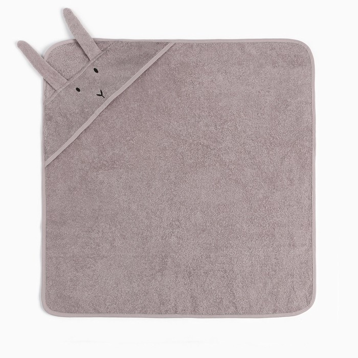 Набор Крошка Я (полотенце-уголок, рукавица, нагрудник), розовый, 100% хл, 360 гр/м2