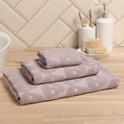 Полотенце махровое Love Life Sculls 30×50 см, 100% хлопок, 450 г/м², светло-розовое - Фото 8