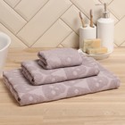 Полотенце махровое Love Life Sculls 70×140 см, 100% хлопок, 450 г/м², светло-розовое - Фото 8