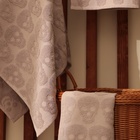 Полотенце махровое Love Life Sculls 70×140 см, 100% хлопок, 450 г/м², светло-розовое - Фото 4