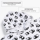 Полотенце - пончо LoveLife «Панды», 100% хлопок, муслиновое, 235 гр/м2 9415399