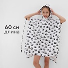 Полотенце - пончо LoveLife «Панды», 100% хлопок, муслиновое, 235 гр/м2 9415399