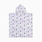 Полотенце - пончо детское муслиновое LoveLife «Единорог», хлопок 100% - Фото 5