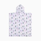 Полотенце - пончо детское муслиновое LoveLife «Единорог», хлопок 100% - Фото 8