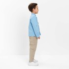 Рубашка джинсовая детская KAFTAN размер  32 (110-116 см), голубой - Фото 3