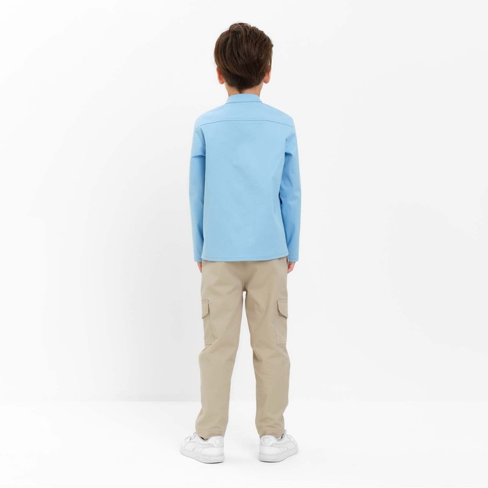 Рубашка джинсовая детская KAFTAN р. 32 (110-116 см), голубой