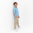 Рубашка джинсовая детская KAFTAN размер  32 (110-116 см), голубой - Фото 5