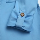 Рубашка джинсовая детская KAFTAN размер  32 (110-116 см), голубой - Фото 7